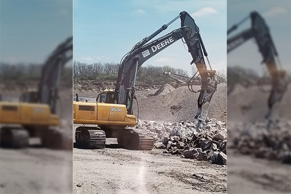 Rockridge Quarry Excavation Back Hoe